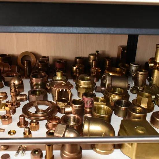 OEM Customized Brass Elbow Pipe Fittings Machinery Metal Spare Parts