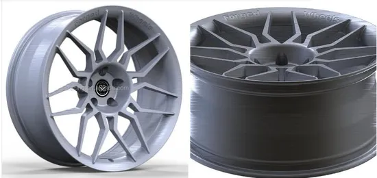 Custom Design Bronze Spokes Monoblock 1 Piece Luxury Forged Wheels for Luxury Car Aluminum Alloy Rims